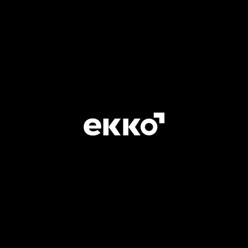 SIMPLE LOGO - ekko Letters then dm after Design by Saveht