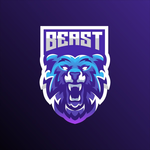 Beast bear esport logo