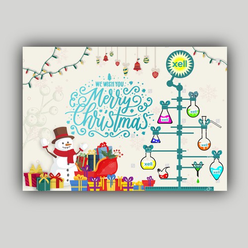 Design of a funny and witty seasons greetings card Design by allMarv