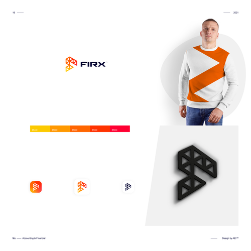 The new Firx Inc. brand identity, the european digital money leader. Design by AEI™