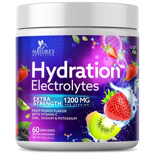 Hydration Electrolytes Design Needed for Nature's Nutrition Design by Black-Pepper