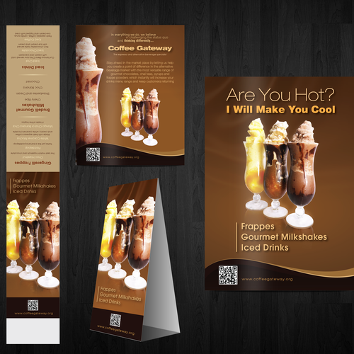 postcard or flyer for Doubleshot Concepts Design by Vectogravic