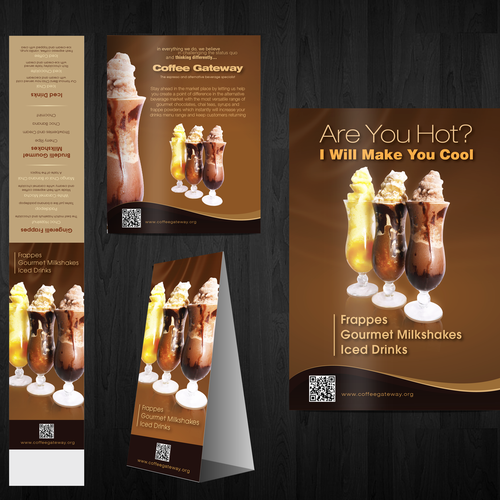 postcard or flyer for Doubleshot Concepts Réalisé par Vectogravic