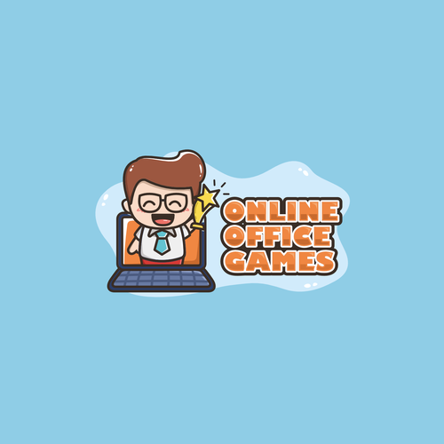 Logo for Online Office Games by teambuilding.com -- an event loved by Apple, Google, NASA and more. Design by eggny