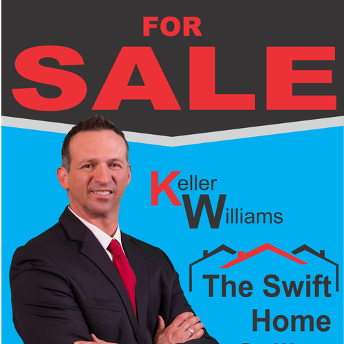 Real Estate For Sale Sign Competition.  Your design will hang in front of 100's of homes Design por mouse.grafic