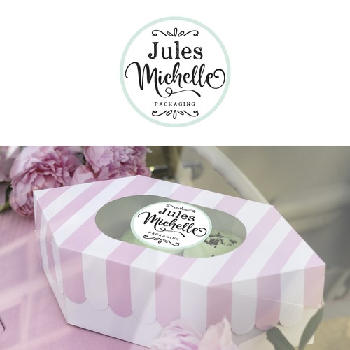 Design a cupcake packaging label Design by Cit