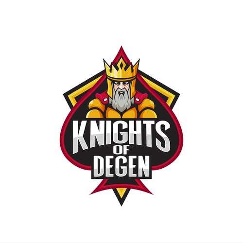 "Knights of Degen" Logo and Branding Design by marknavida17