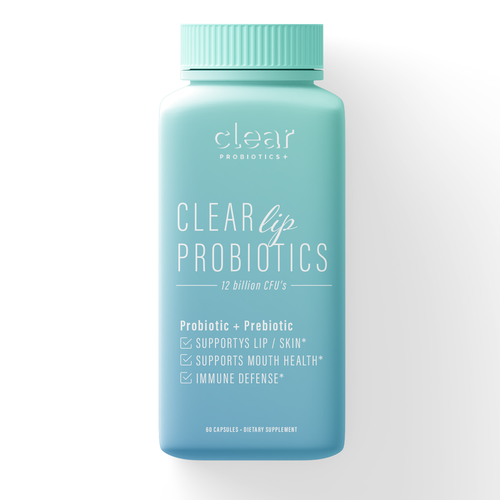 Bottle Labeling for Probiotic Company Design by Studio Garcia