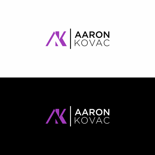 Design a personal branding logo for Business consulting using my name Aaron Kovac OR initials AK Design by Siput ♔