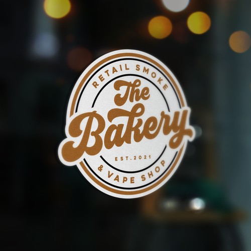 Smoke Shop Called "The Bakery" Logo Design by Boaprint