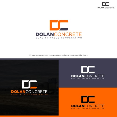 Dolan Concrete Logo Design by Brainify