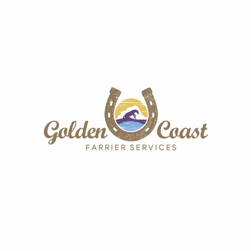 Golden Coast Farrier Services Design by tasa