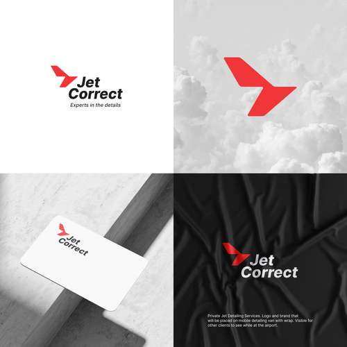 Jet Correct - Identity/Logo for Aviation Detailing Company - Unique Designs Apply! Design by Kreaton