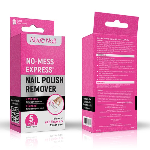 Nutra Nail Gel Remover Design by Rajith Shantha