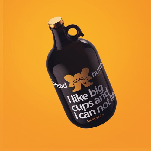 Beer Growler with our Elephant Butt logo Design by kdisain