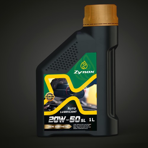 auto lubricant label design | strong , modern and powerful Design by Joe Ladislaus