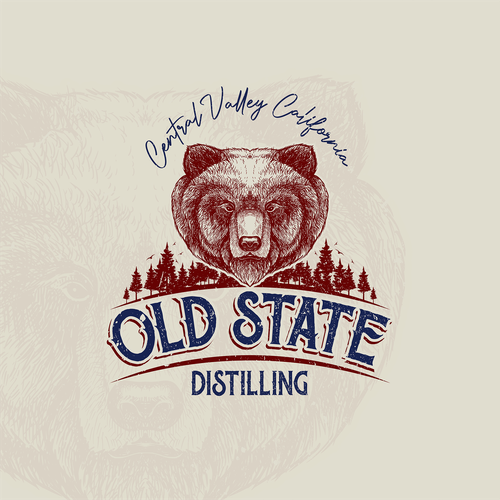 Logo design for a new Bourbon Whiskey company. Design by Gesangk