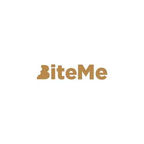 BITE ME LOGO DESIGN FOR AN ONLINE ORDERING FOOD APP Design by Jose.o89