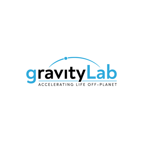 Space exploration logo - orbiting artificial gravity laboratory Design by memindlogo