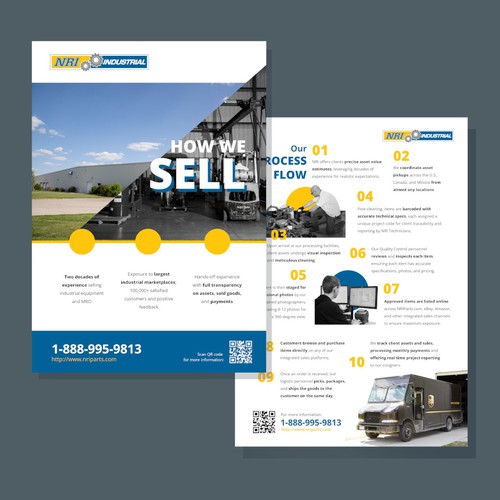 Design a brochure on our product processing journey Design by diahvero