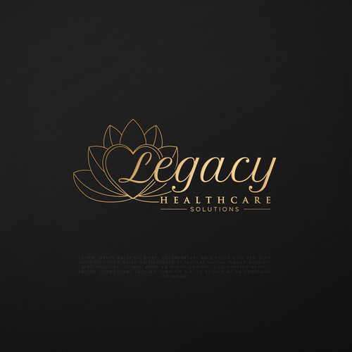 Elegant Professional Healthcare Staffing Logo (female owned) Design by .MyArt.