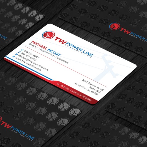 Business Card for a high voltage company Design by prosenjit_P
