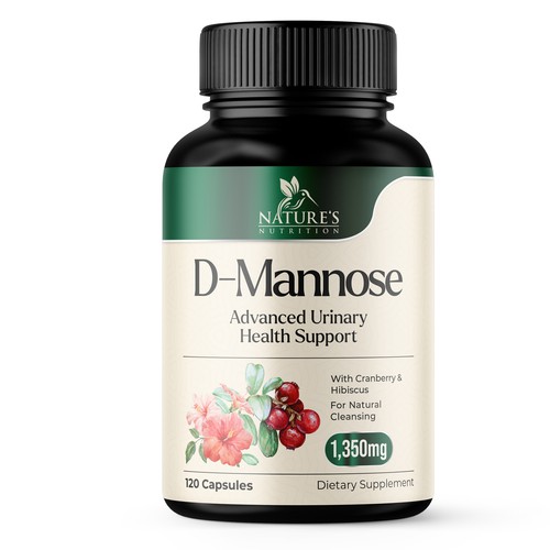 Colorful D-Mannose Design Needed for Nature's Nutrition Design réalisé par UnderTheSea™