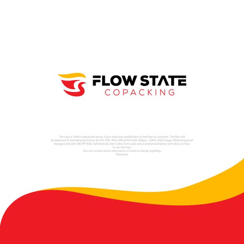 Flow State logo Design by Mont Studio