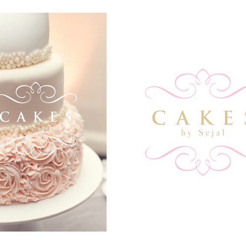 New logo for a young and inspiring luxury wedding cake company Design by wonderland office