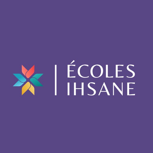 Logo des Écoles IHSANE créatif & moderne Design by bloomintype