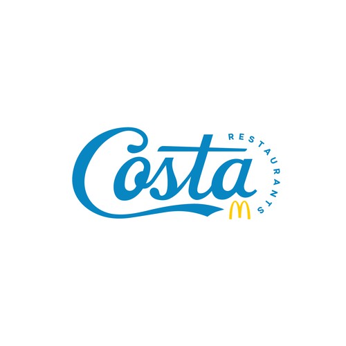 Logo for Costa Restaurants - McDonald's Design by rouf_art