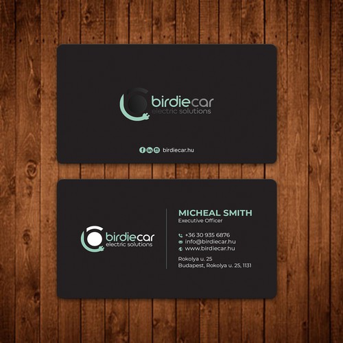 business card for company called birdie Design by ™SF_Design™