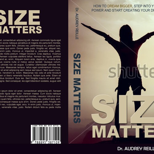 Design an Inspiring Book Cover for "Size Matters" on Dreaming Big! Design by VaMeDe