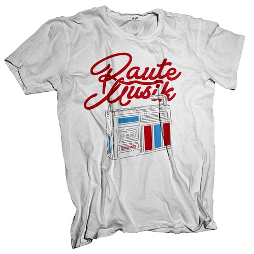 Casual T-Shirt for Radio Station