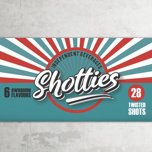 Party Bucket Label Design by zzzArt