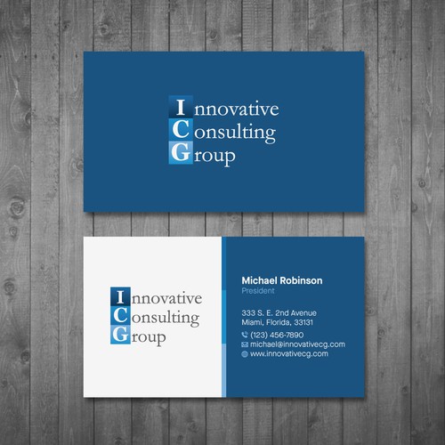 Design di ICG Business Cards di Tcmenk