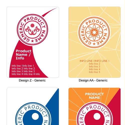 Create product label templates for Avery Diseño de BidHawk