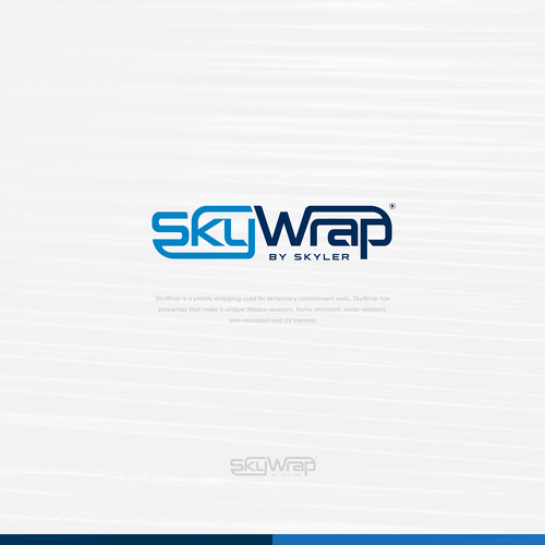 SkyWrap Logo Design by SimonMar