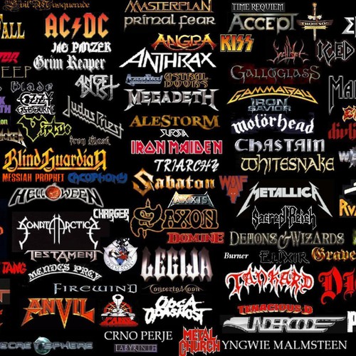Thrash Metal Band Logos
