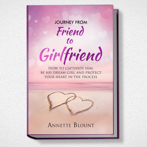 Design a book cover that is fun and playful to help single women experience love beyond friendship Design by Klassic Designs