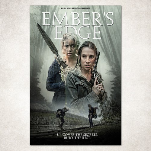 EMBERS EDGE - Captivating Movie Poster for our Thriller / Suspense / Drama Design by Rafido