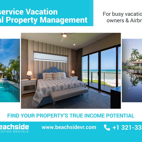 Design a Vacation Rental Management Postcard - Appeal to Property Owners Design by noetikmedia