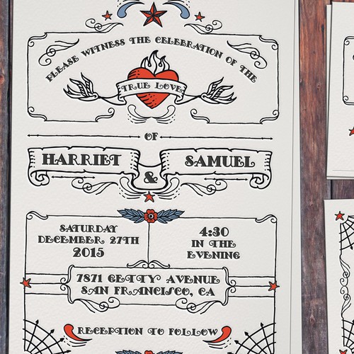 Card or invitation contest entry by Cirque du Franka