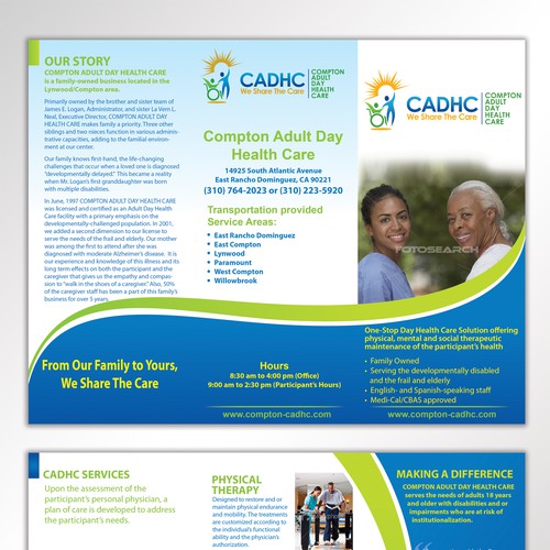 Help Compton Adult Day Health Care with a new brochure design Design by Arttero