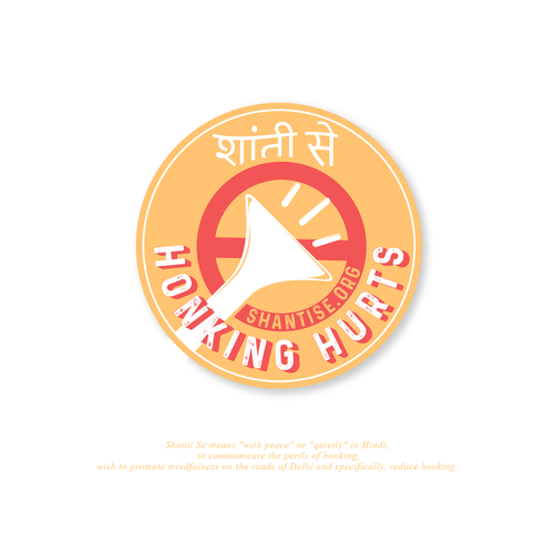 Designs for a no-honking campaign Design by rendy_