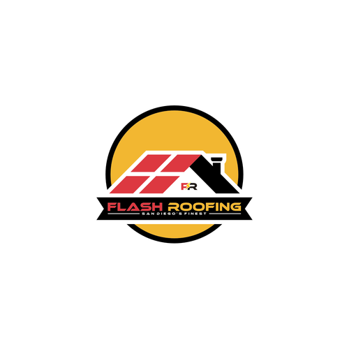 Compete to create a logo for Flash Roofing! Design by D'Creative™