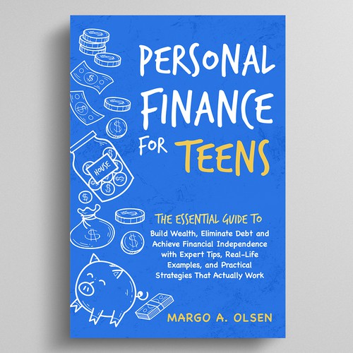 Cover design for a book about personal finance that will appeal to Gen Z Design by Dynaaa