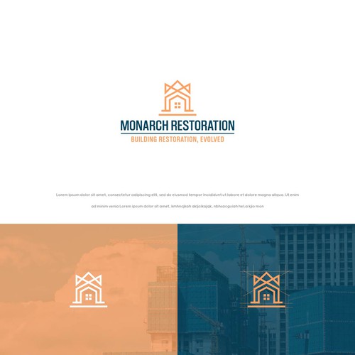 Design a modern clean logo package for a restoration company Design by Danny A