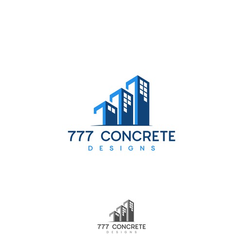 Design a strong , modern logo for a concrete company specializing in