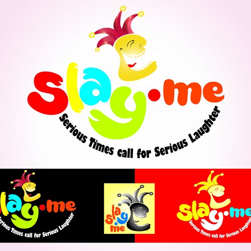 Slay.me Logo for Web and Social Media Design by uzie